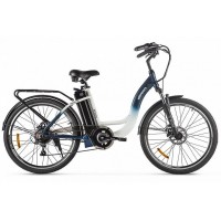 Электровелосипед велогибрид Eltreco White 250W Синий