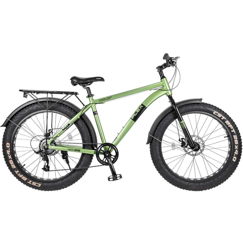 Купить велосипед Tech Team FLEX 26 2021 зеленый в Ижевске по цене 33900  руб. - Официальный сайт Elektro-mall