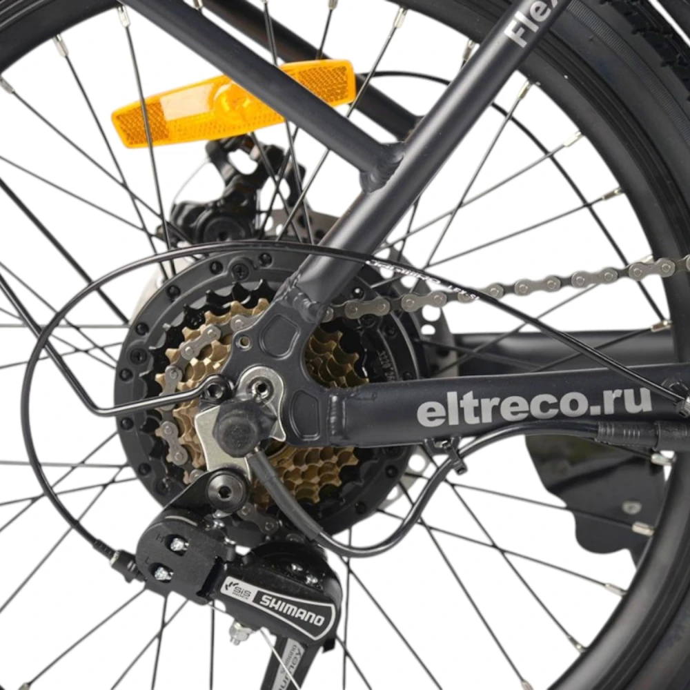 Электровелосипед Eltreco Flex Серебристый-матовый 9